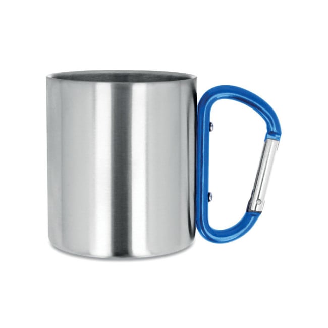 Mug en Inox Publicitaire Mousqueton 220 ml 