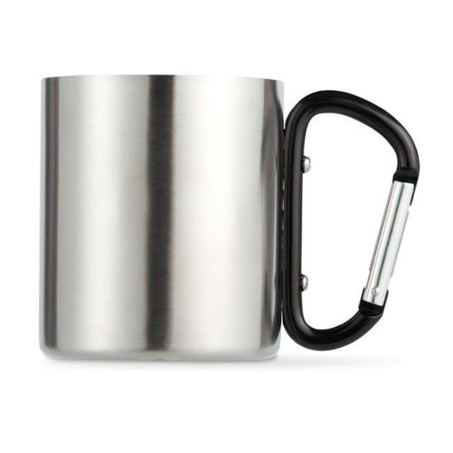 Mug en Inox Publicitaire Mousqueton 220 ml 