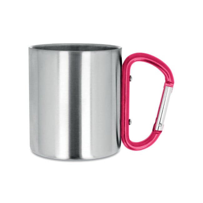 Mug en Inox Publicitaire Mousqueton 220 ml 