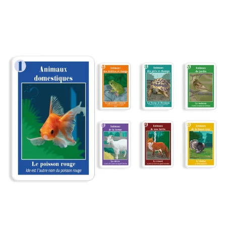 Jeu de 7 Familles Personnalisé Jeu de 7 Familles Personnalisé - Animaux