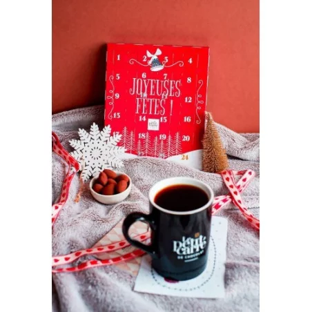 Calendrier Bille chocolat coeur céréales 