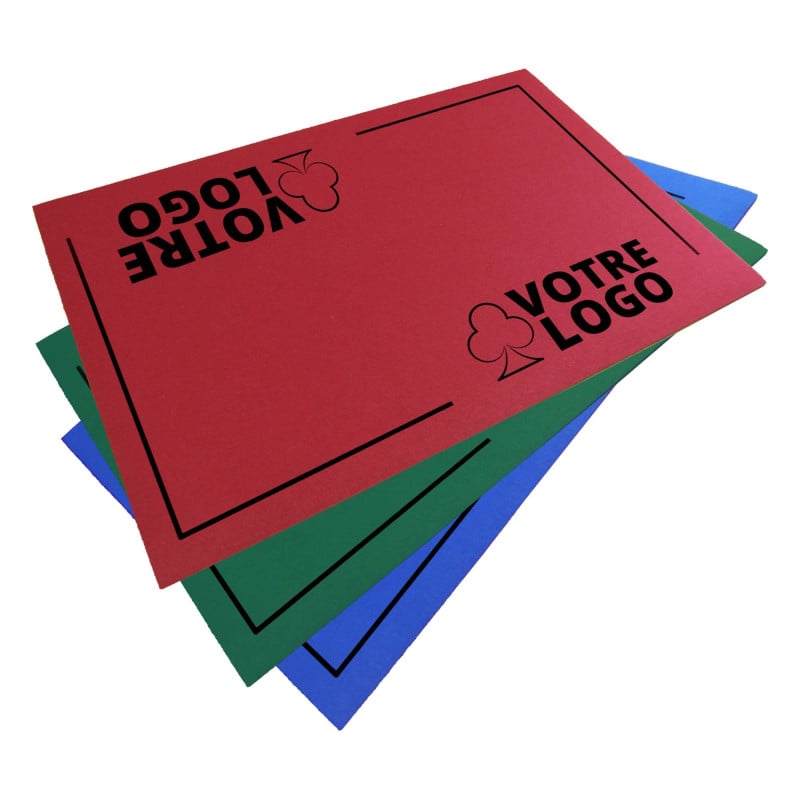 Tapis de carte Personnalisé Poker - couv