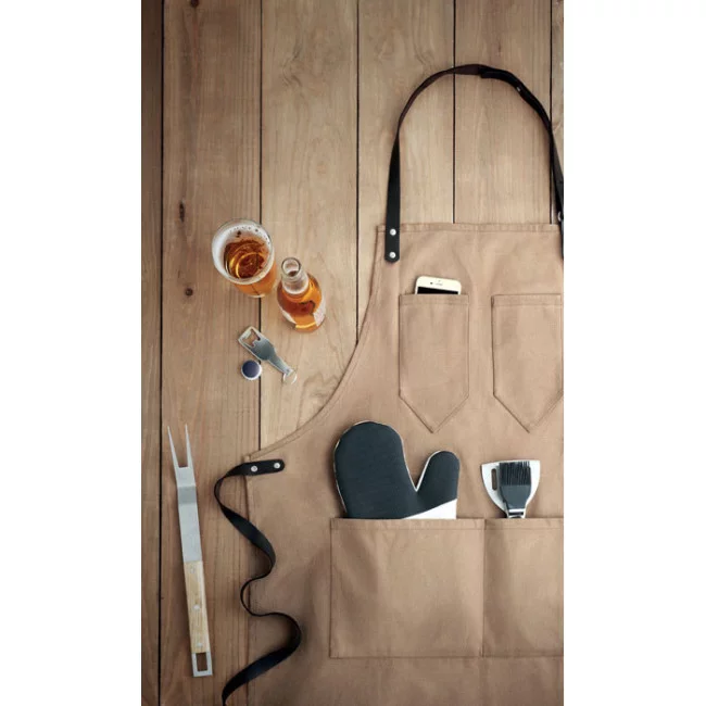 Tablier en toile enduite personnalisable