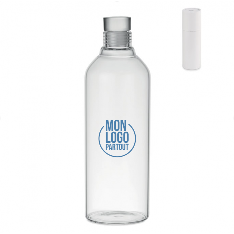 Bouteille en verre personnalisable Lou 1L 