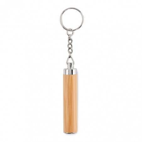 Porte-clés mini lampe torche bambou PIANTI 
