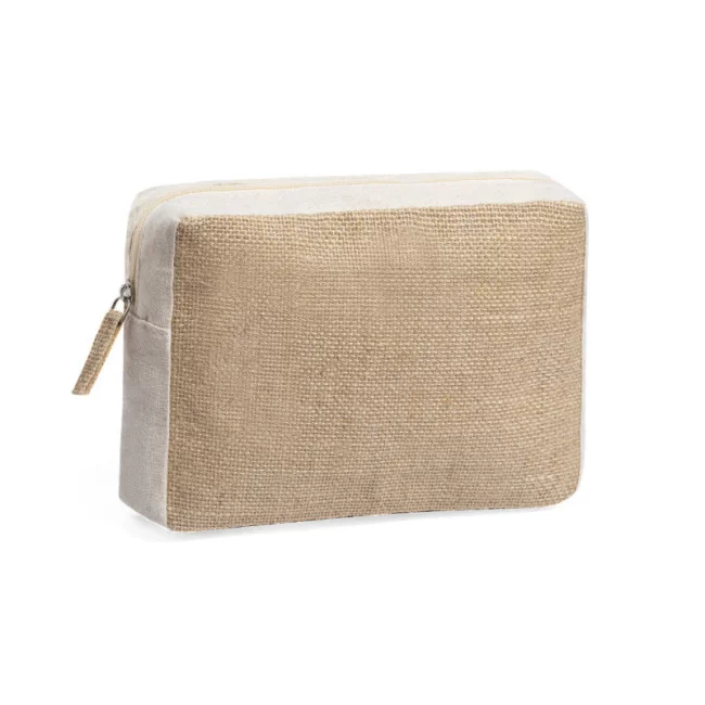 Trousse de toilette personnalisé en jute Ringok 
