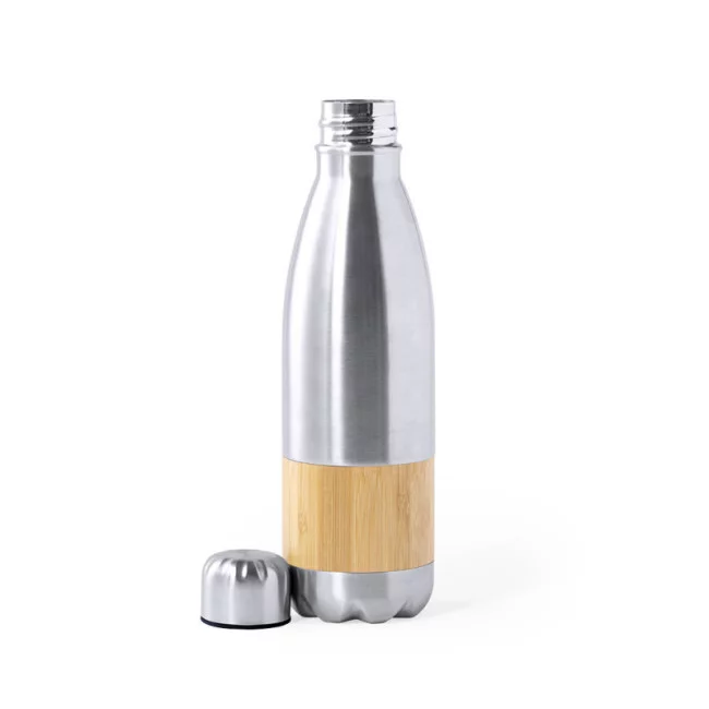 Bouteille publicitaire acier et bambou Guiver 750 ml
