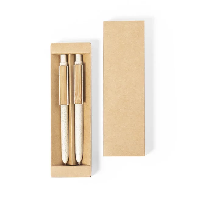 Set de deux stylos naturels Bruneok