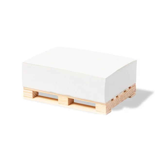 Bloc papier palette publicitaire Hibon