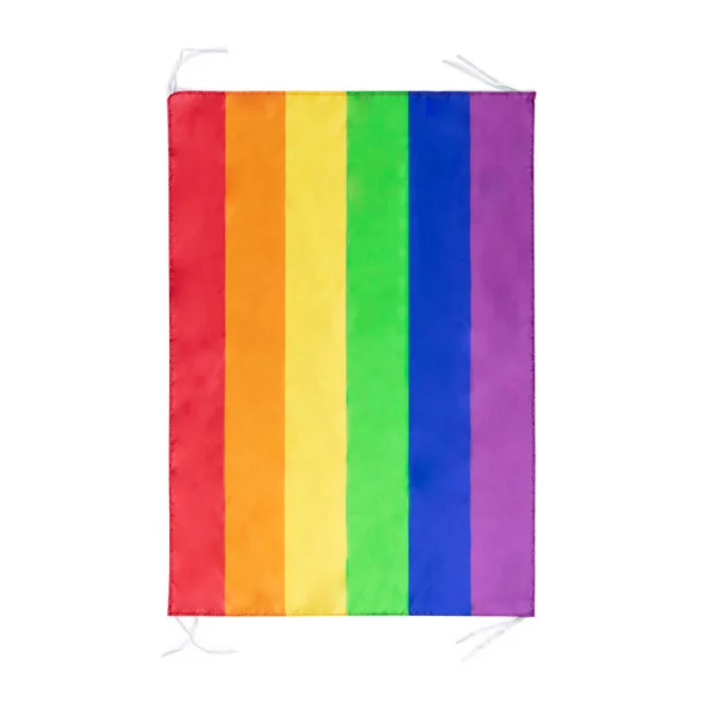 Drapeau publicitaire rainbow 