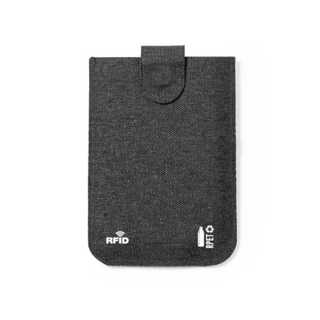 Porte-cartes publicitaire en RPET anti-RFID Guarex 