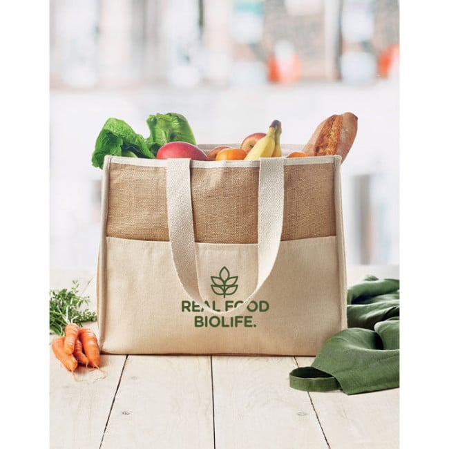 Sac shopping en Jute Campo