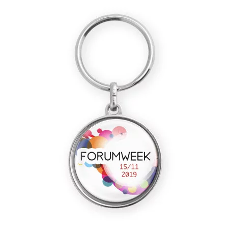 Porte-clés publicitaire made in France Ronde 