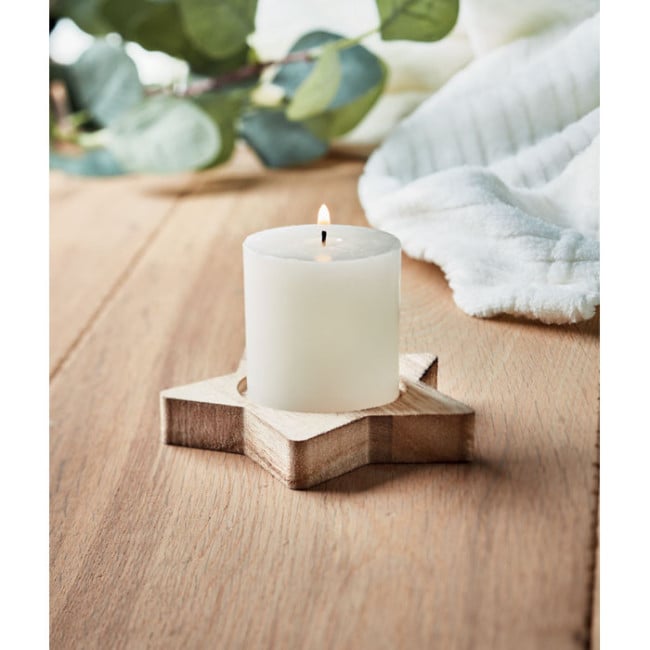 Bougie de noël personnalisable LOTUS
