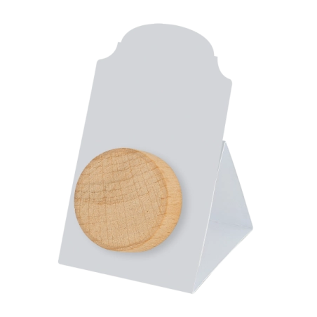 Bouchon à vin publicitaire sur support 