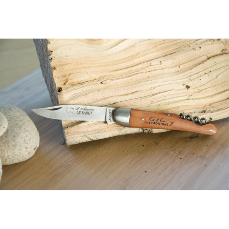 Couteau Alsacien publicitaire 2 fonctions 