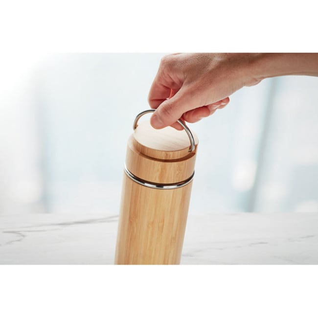 Bouteille publicitaire avec infuseur Tampere 480 ml