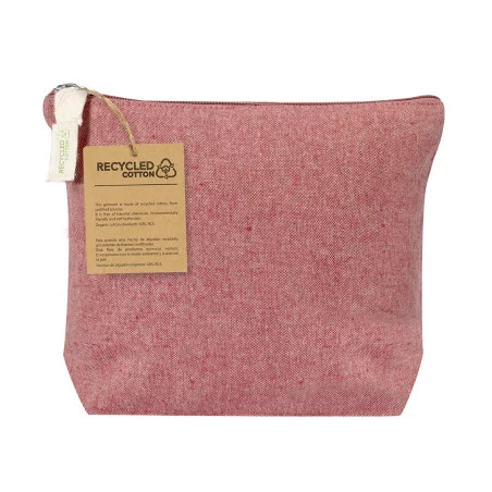 Trousse personnalisée en coton recyclé Belix 
