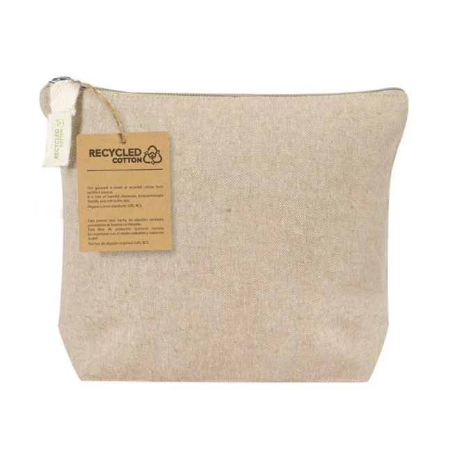 Trousse personnalisée en coton recyclé Belix