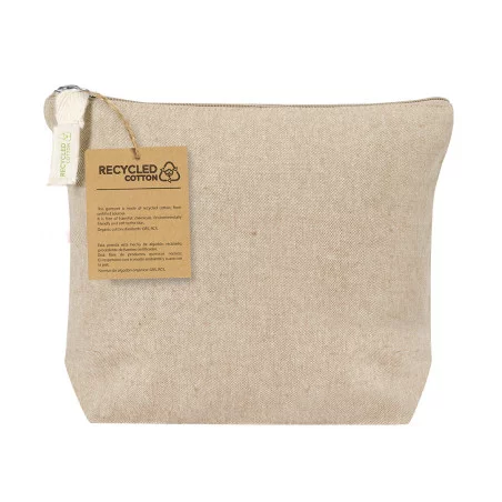 Trousse personnalisée en coton recyclé Belix 