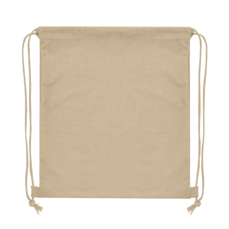 Sac cordon en velour côtelé Azurax 
