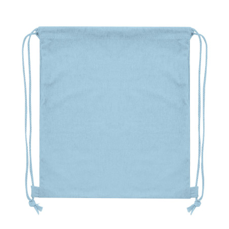 Sac cordon en velour côtelé Azurax 