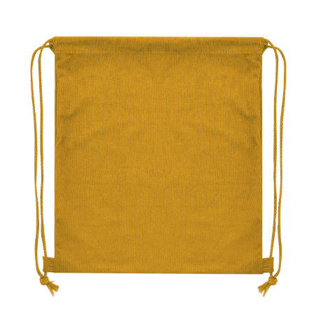 Sac cordon en velour côtelé Azurax 