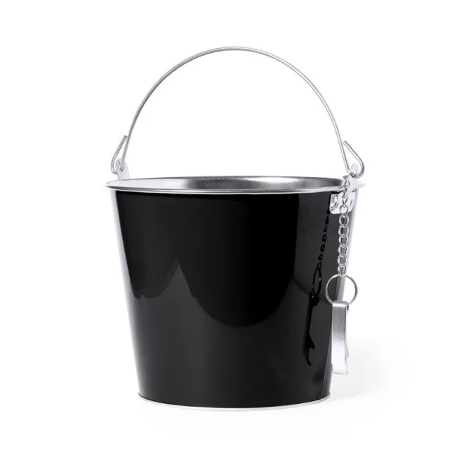 Seau métallique avec ouvre-bouteille Duken 
