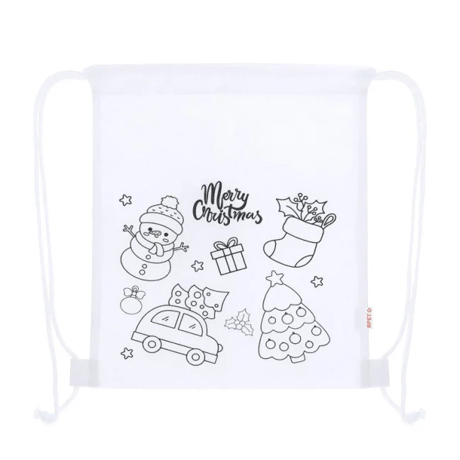 Sac cordon de coloriage publicitaire Taky