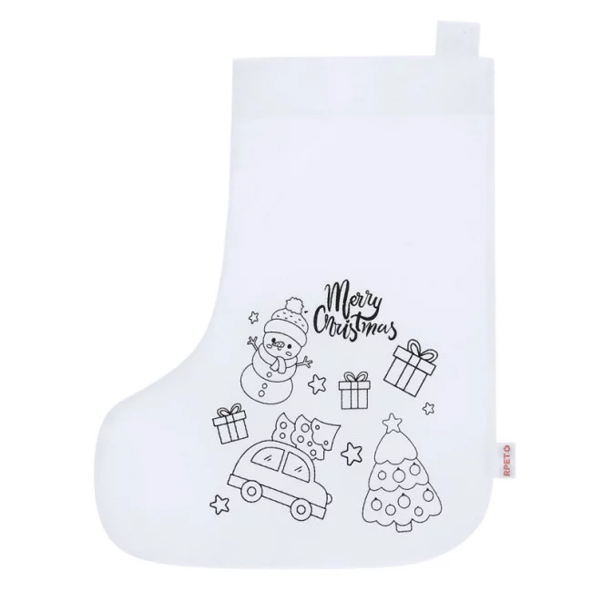 Chaussette à colorier publicitaire Mordy