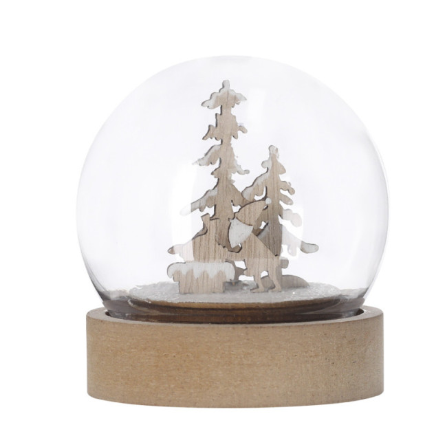 Boule à neige personnalisée illuminée Cemayer 