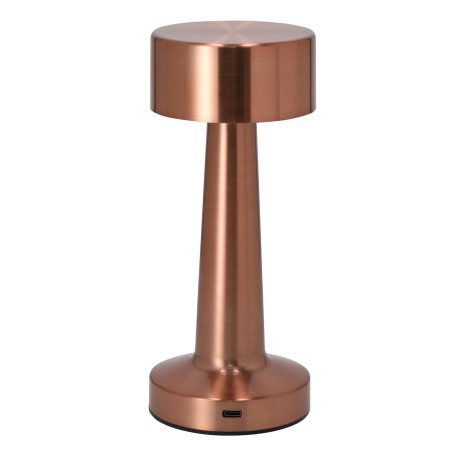 Lampe de bureau publicitaire or rose Rosity 