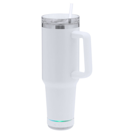 Mug isotherme publicitaire avec enceinte Tracir 1,25 L 