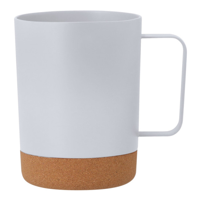 Mug avec base liège publicitaire Jurgen 400 ml 