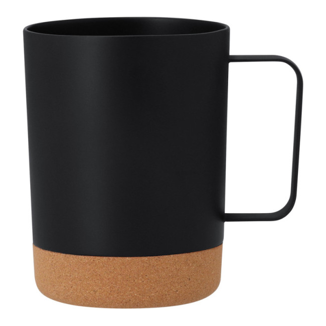 Mug avec base liège publicitaire Jurgen 400 ml 