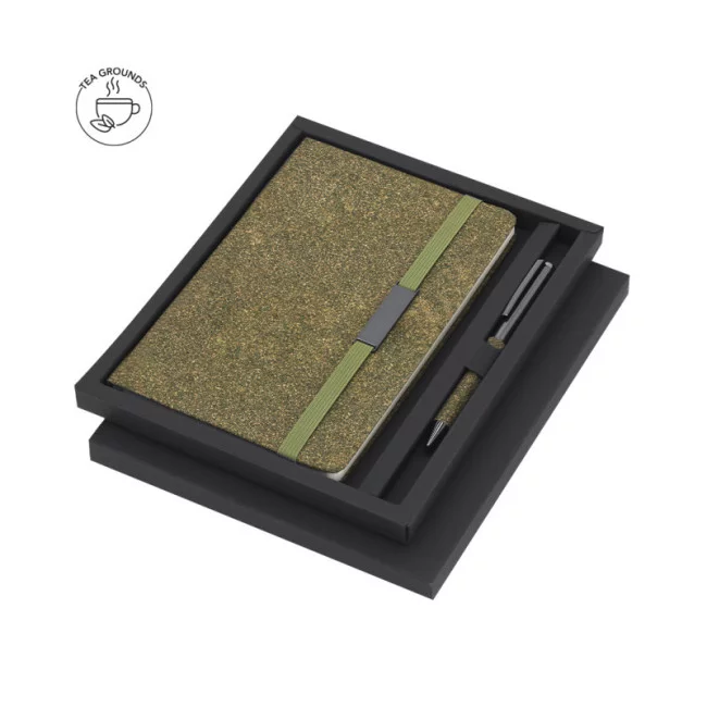 Coffret carnet et stylo personnalisés Malcon 
