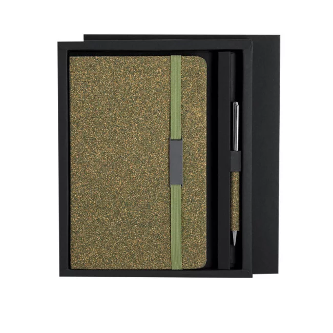 Coffret carnet et stylo personnalisés Malcon 