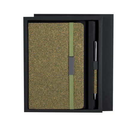 Coffret carnet et stylo personnalisés Malcon 