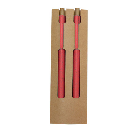 Set stylo et crayon infini personnalisé 