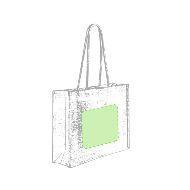 Sac de plage personnalisable en jute Triex 