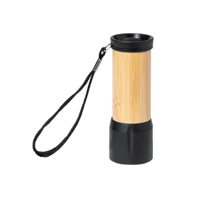 Lampe-torche publicitaire en bambou Freddie