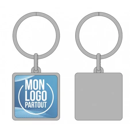 Porte-clés publicitaire made in France Carré Porte-clés publicitaire made in France Carré - 3