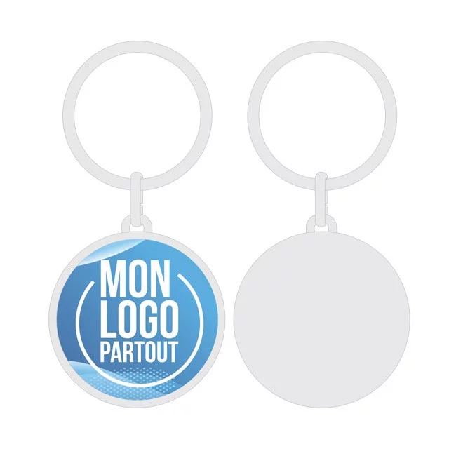 Porte-clés publicitaire made in France Ronde Porte-clés publicitaire made in France Ronde