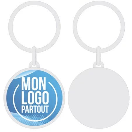 Porte-clés publicitaire made in France Ronde Porte-clés publicitaire made in France Ronde