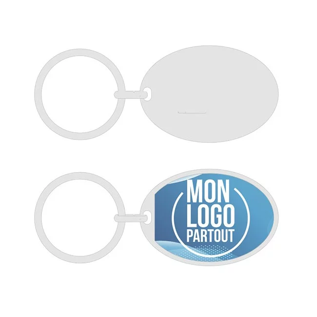 Porte-clés publicitaire made in France Ovale - 4 Porte-clés publicitaire made in France Ovale Porte-clés publicitaire made in France Ovale - 4