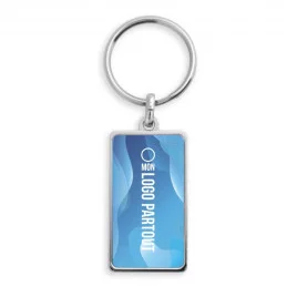 Porte-clés publicitaire made in France Rectangle - couv