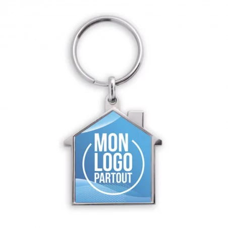 Porte-clés publicitaire made in France Maison Porte-clés publicitaire made in France Maison - couv