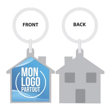 Porte-clés publicitaire made in France Maison Porte-clés publicitaire made in France Maison - 3