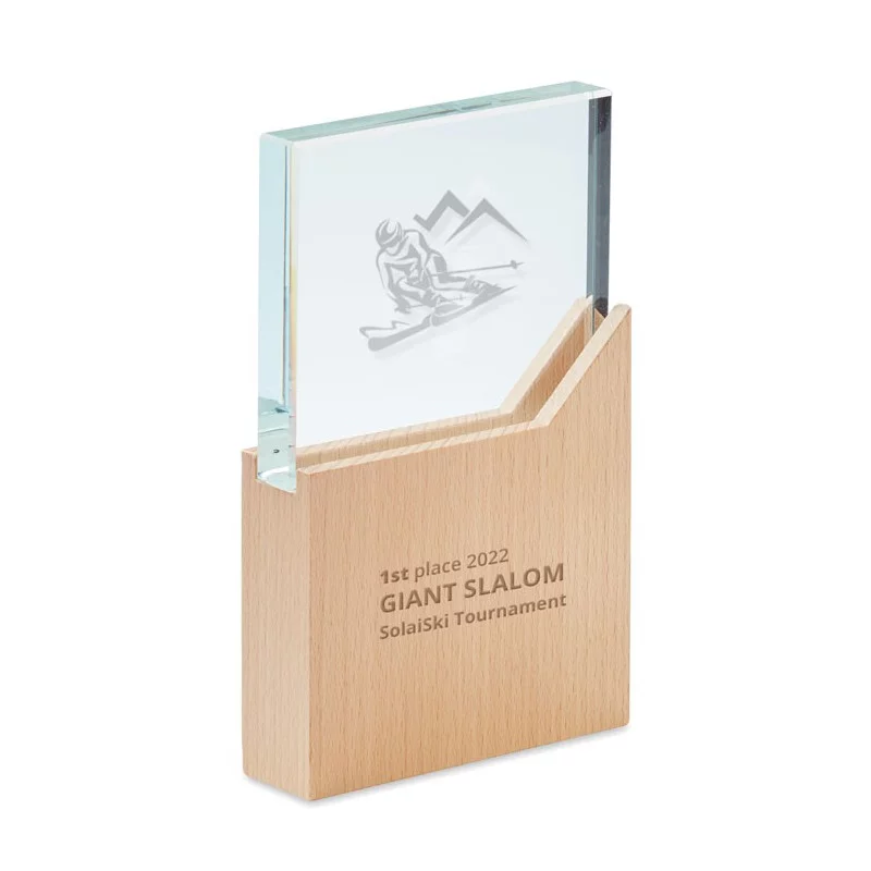 Trophée en bois personnalisable Zeal 