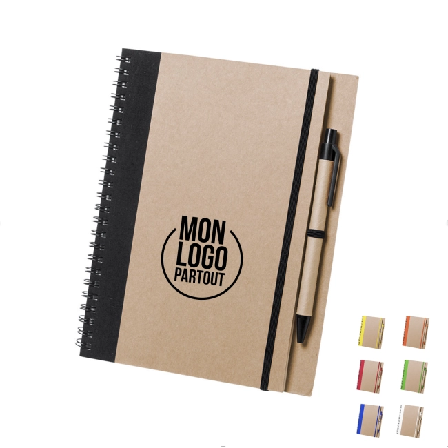 Carnet à spirale personnalisable Tunel 